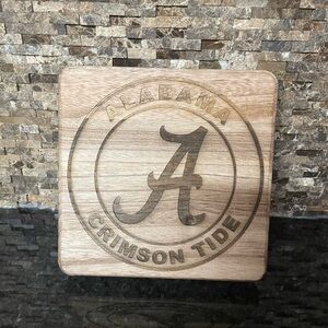 Alabama Crimson Tide Wooden Stand with Legs